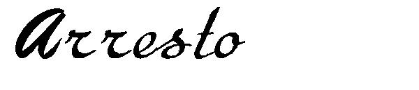 Arresto字体
