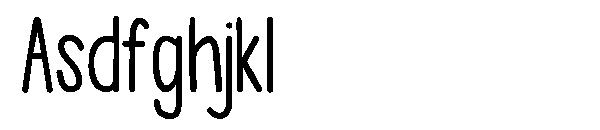 Asdfghjkl字体