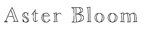 Aster Bloom字体