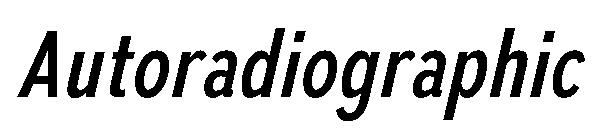 Autoradiographic字体