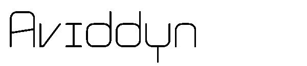 Aviddyn字体