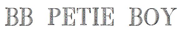 BB Petie Boy字体