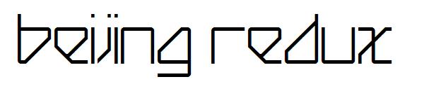 Beijing Redux字体