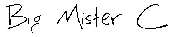 Big Mister C字体