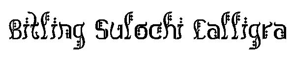 Bitling Sulochi Calligra字体