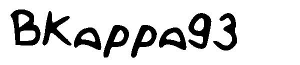BKappa93字体