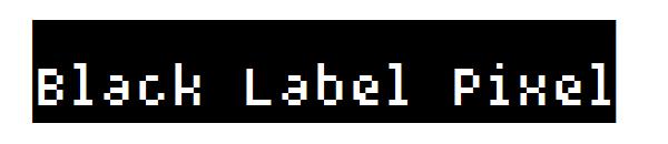 Black Label Pixel字体