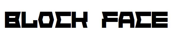 Block Face字体