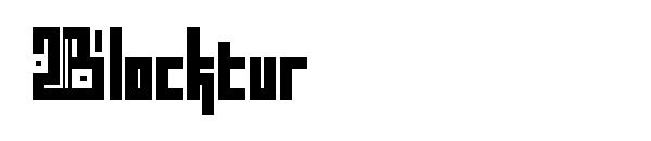 Blocktur字体