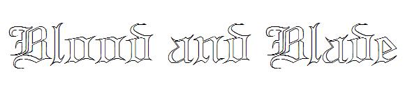 Blood and Blade字体