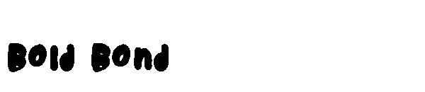 Bold Bond字体