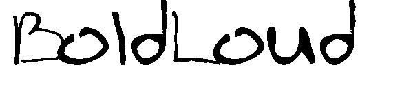 BoldLoud字体