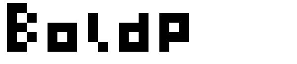 Boldp字体