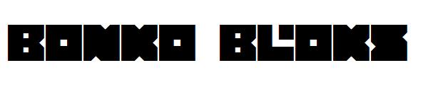 Bonko Bloks字体
