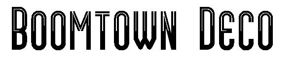 Boomtown Deco字体