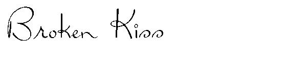 Broken Kiss字体