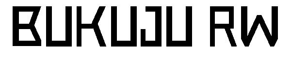 Bukuju RW字体