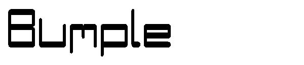 Bumple字体