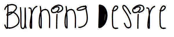 Burning Desire字体