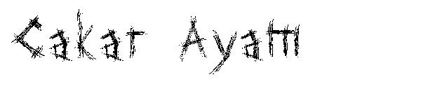 Cakar Ayam字体