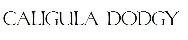 Caligula Dodgy字体