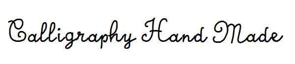 Calligraphy Hand Made字体