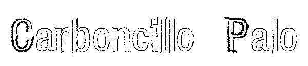 Carboncillo Palo字体