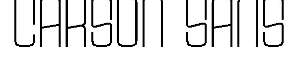 Carson Sans字体