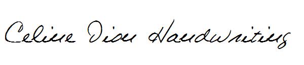 Celine Dion Handwriting字体