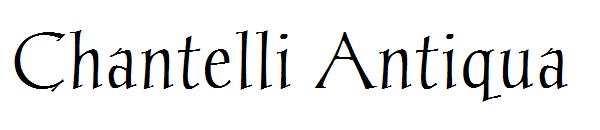 Chantelli Antiqua字体