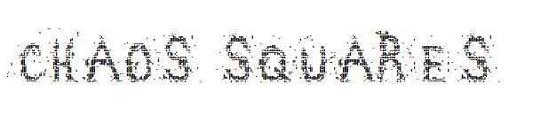 Chaos squares字体