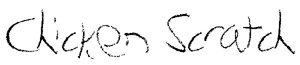 Chicken Scratch字体