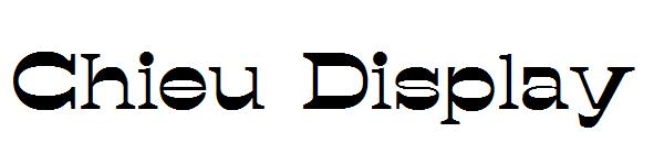 Chieu Display字体