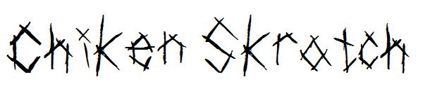Chiken Skratch字体