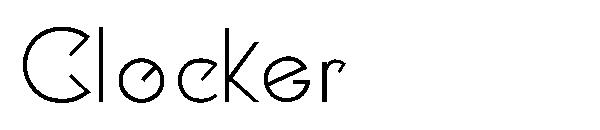 Clocker字体
