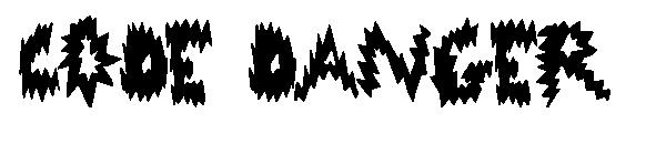 Code Danger字体