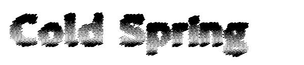 Cold Spring字体