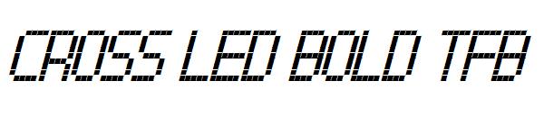 Cross Led Bold TFB字体