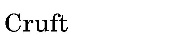Cruft字体