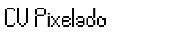 CV Pixelado字体