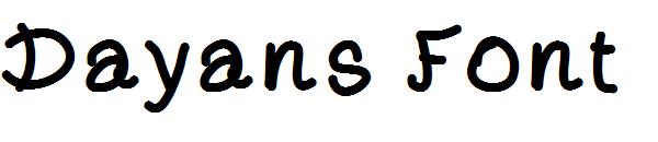 Dayans Font字体