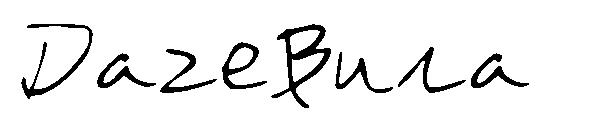 DazeBuna字体