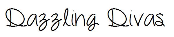Dazzling Divas字体