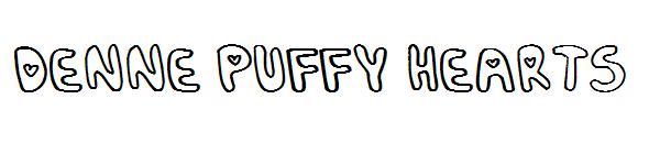Denne Puffy Hearts字体