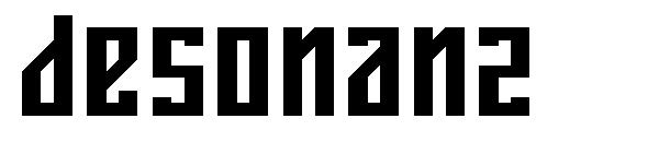 Desonanz字体