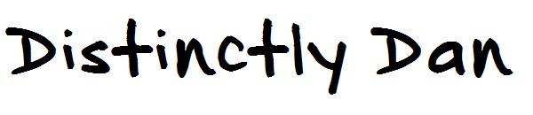 Distinctly Dan字体