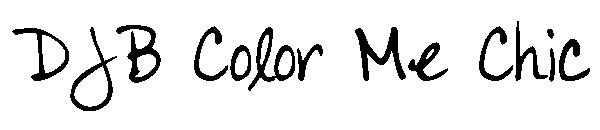 DJB Color Me Chic字体