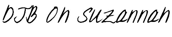 DJB Oh Suzannah字体