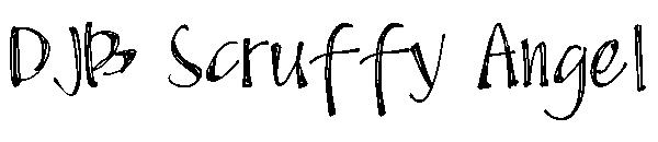 DJB Scruffy Angel字体