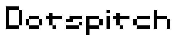 Dotspitch字体